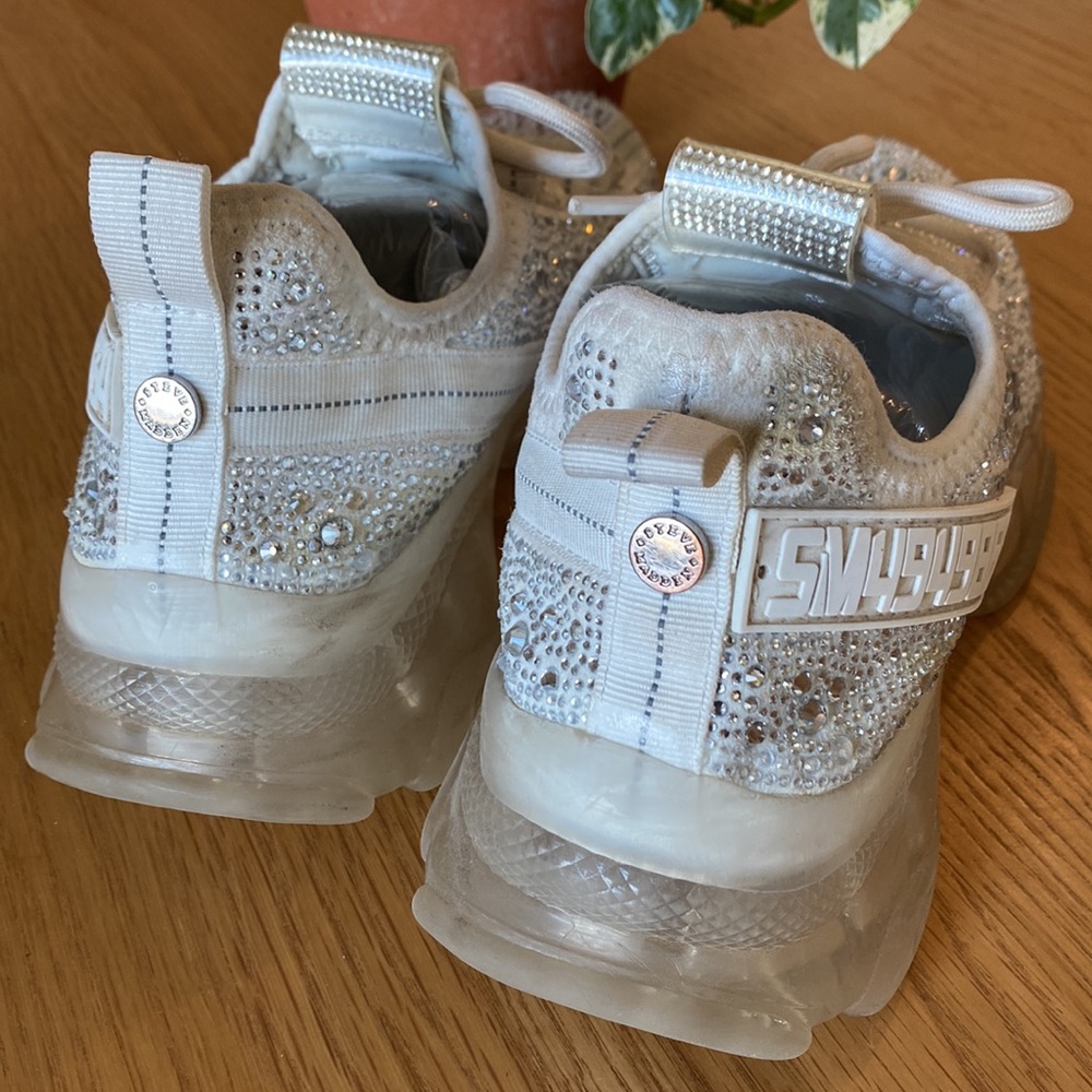 Steve Madden Maxima-R White Multi Rhinestone Chun… - image 6